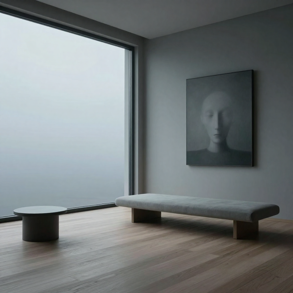 Beautiful minimalist interior